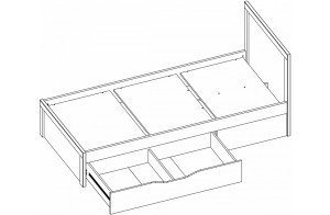 Односпальная кровать Бьёрк 90
