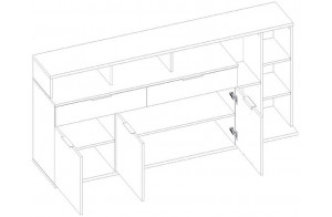 Тумба под телевизор Компакт 3D2S7N P правая