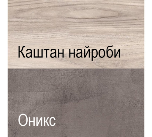 Двухстворчатый шкаф для одежды Джаз 4DG1S оникс