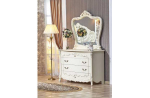 Комод в спальню Элиза Люкс (крем)