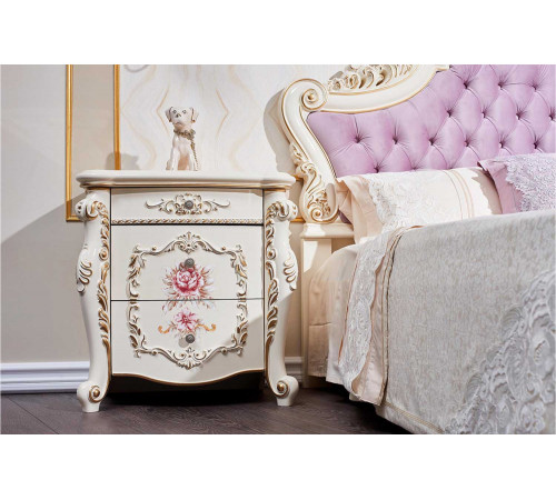 Кровать Венеция Классик (крем) 1800х2000