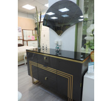 Распродажа с экспозиции Стол туалетный Карлино с зеркалом  (Carlino) CARL-23/11