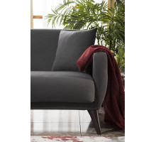 Трехместный Диван-кровать Flexy Флекси (темно-серый)