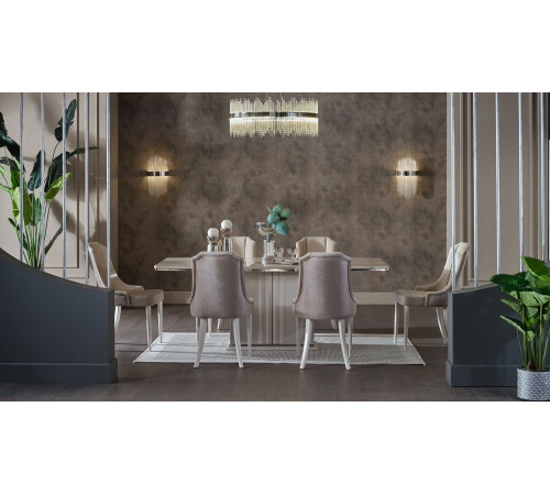 Обеденный стол с тумбой Gravita (Гравита) GRAV-14T слоновая кость