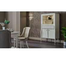 Двухдверная витрина для посуды Gravita (Гравита) GRAV-13 слоновая кость