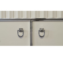 Двухдверная витрина для посуды Gravita (Гравита) GRAV-13 слоновая кость