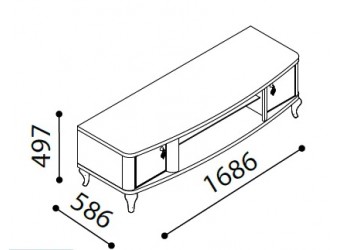 Тумба под ТВ Легенда LEGN-15