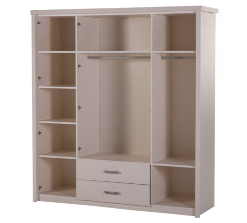 Четырехстворчатый шкаф Мира MIRA-20 белый