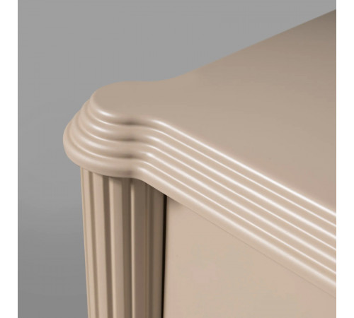 Шестистворчатый шкаф для одежды Моника (Капучино эмаль)