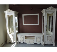 Шкаф-витрина однодверная Рафаэлла (беж)