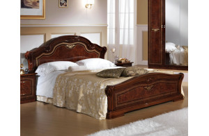 Двуспальная кровать Ирина (орех)