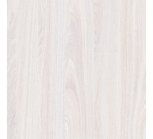 Кровать 1400/1600/1800 с ортопедическим основанием Неаполь Ясень анкор светлый (патина "серебро") экокожа polo белая