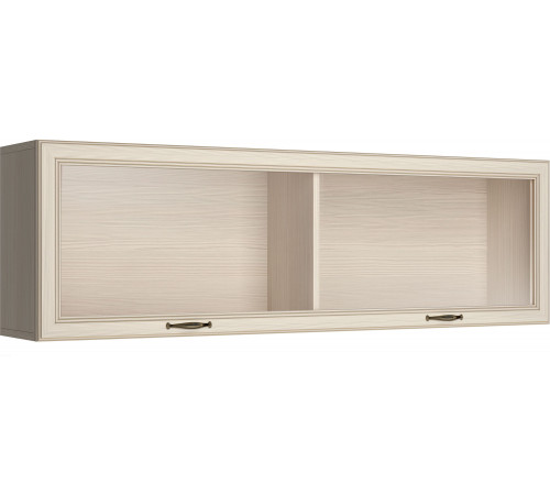 Полка навесная 2 1300 Сиена (Бодега Белый)