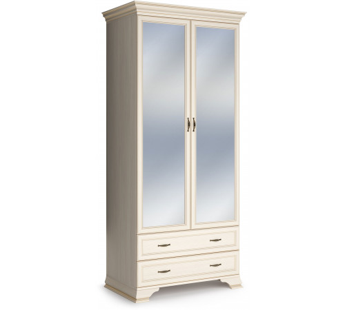 Шкаф Сиена 2-х дверных (Бодега Белый)