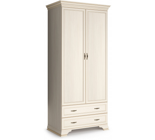 Шкаф Сиена 2-х дверных (Бодега Белый)