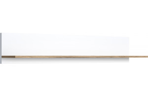 Гостиная Вега Скандинавия (глянец, белый + дуб каньон)