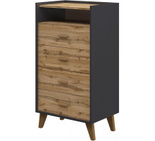 Комод Сканди высокий МН-036-18(графит)