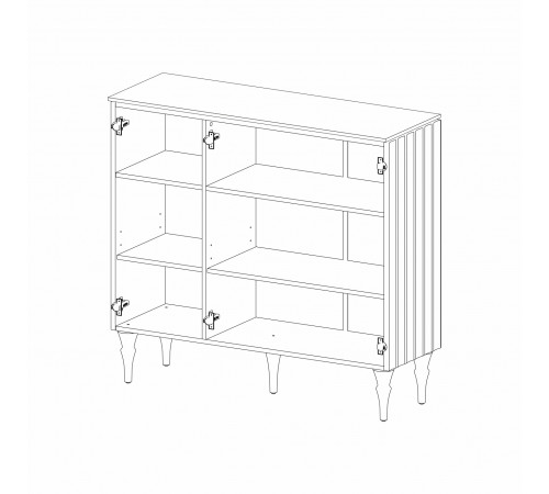 Тумба Лоренсо МН-043-05 белый