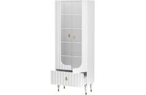 Шкаф-витрина Лоренсо МН-043-25 белый