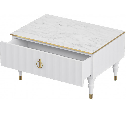 Журнальный столик Лоренсо МН-043-38 белый