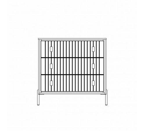 Бельевой комод для спальни Люксор МН-042-12