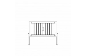 Тумба прикроватная Люксор МН-042-14