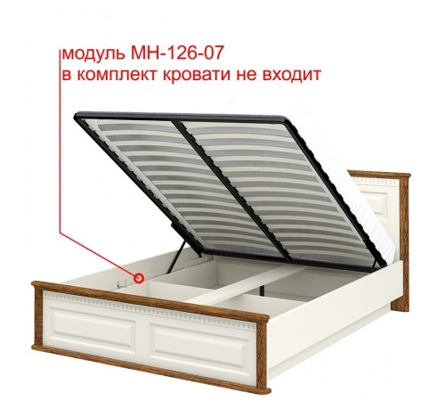 Двуспальная кровать Марсель с подъемным механизмом МН-126-01