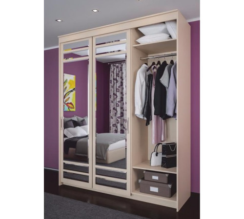 Трехстворчатый шкаф-купе ШК-05