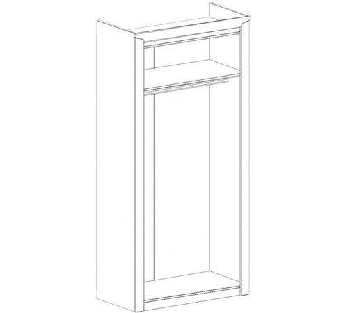 Комплект полок для шк-2 дв. Соренто