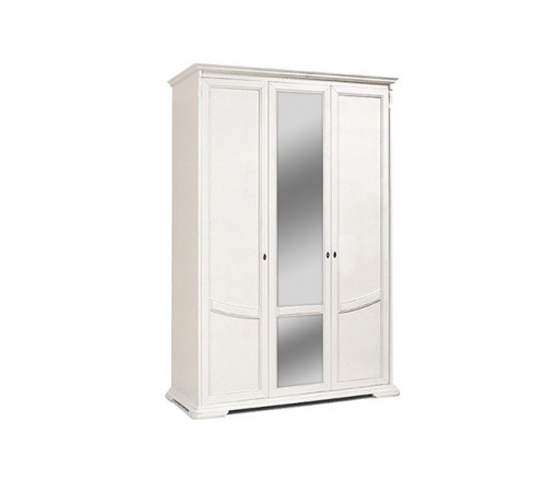 Шкаф для одежды Лика ММ-137-01/03 (белая эмаль)