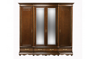 Шкаф для одежды Оскар ММ-216-01/04 (орех)