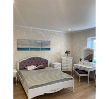 Двуспальная кровать Флоренция MUR-112-01/1 с каретной стяжкой