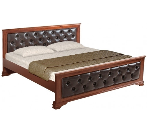 Двуспальная кровать Тэфи MUR-KK-TEFFY с каретной стяжкой