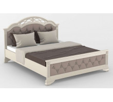 Односпальная кровать Венеция MUR-101-01 с каретной стяжкой