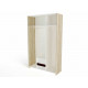 Трехстворчатый шкаф для одежды СМ-12 Мале с зеркалом