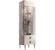 Шкаф витрина Rimini Solo РМВ1-1С (s) правый (слоновая кость)