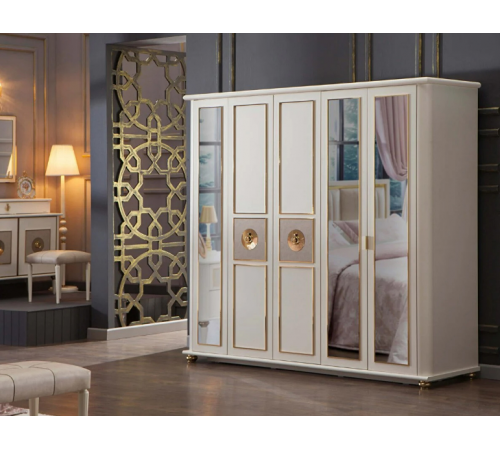 Шкаф платяной 5-ти дверный Мистраль (Mistral)