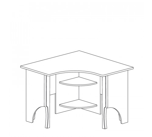 Угловой стол Ралли 858