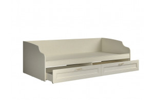 Кровать  с ящиками 900, Сиена Береза бежевая