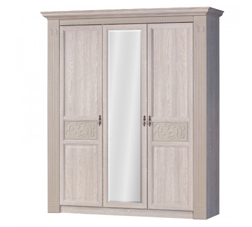 Трехдверный шкаф для одежды Лючия 180 светлый