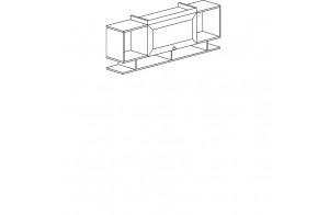 Полка навесная Инна 613 светлая